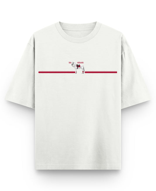 Off White Oversized T-shirt Front Design