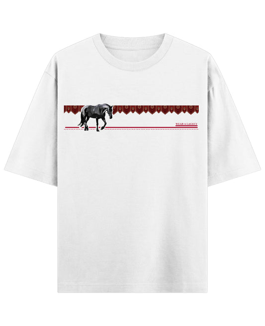 White Oversized T-shirt Front Design