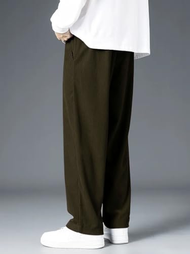 WAL Lycra Track Pants for Men – Stretchable Loose Fit Gym Joggers | Korean Style Workout | Loose Mid Rise Trouser (Available in Plus Size)