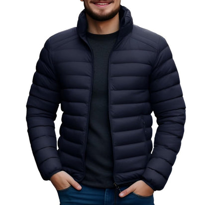 WAL Men's Nylon Jacket|Standard Length Puffer Winter Bomber Jacket|Stylish Jacket|Biker Casual Hoody Jacket