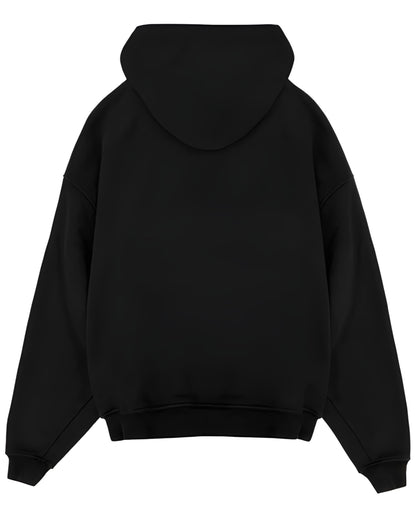 Black Oversized Hoodie Back Design