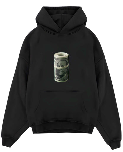 Black Oversized Hoodie Front Design