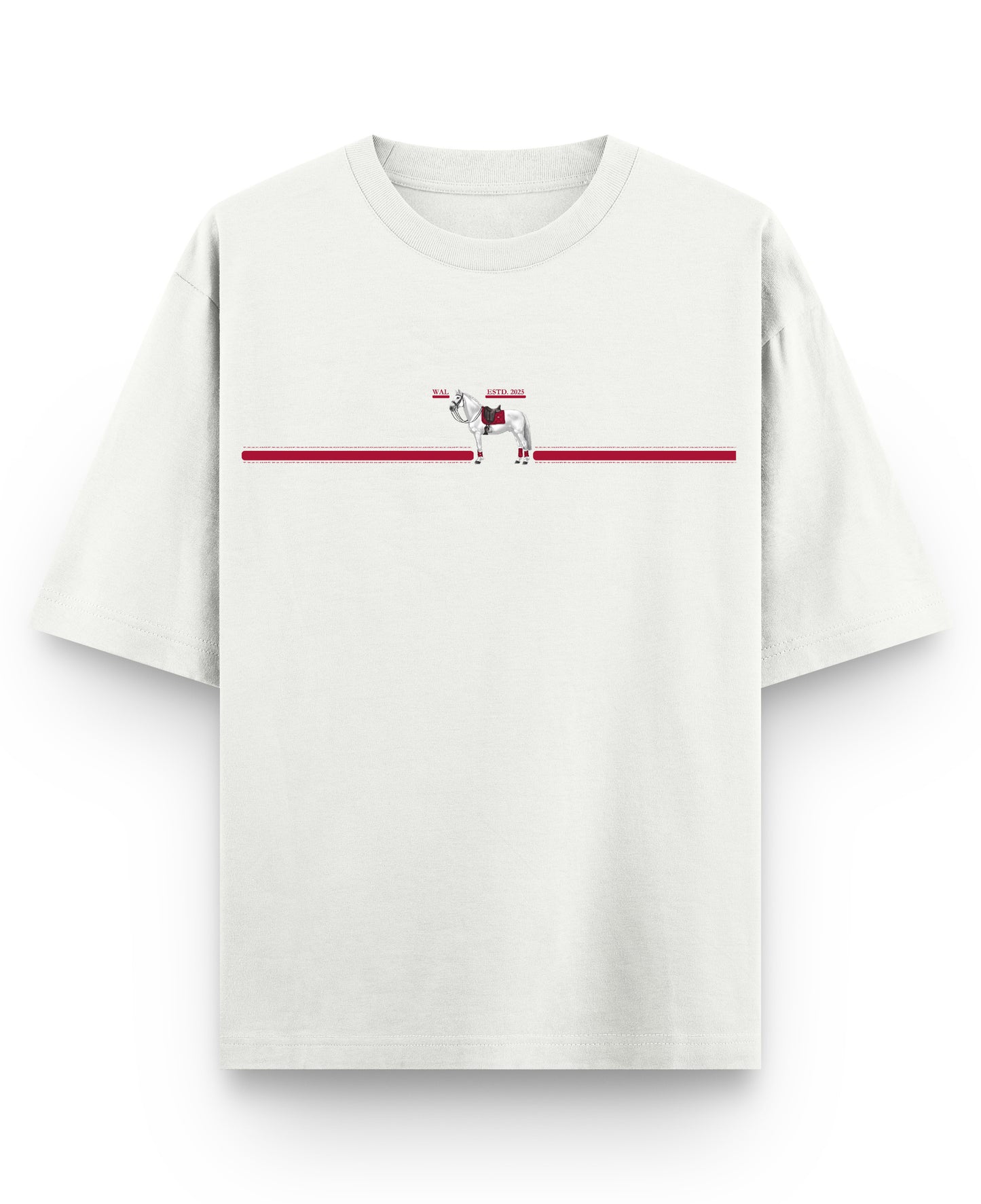 Off White Oversized T-shirt Front Design