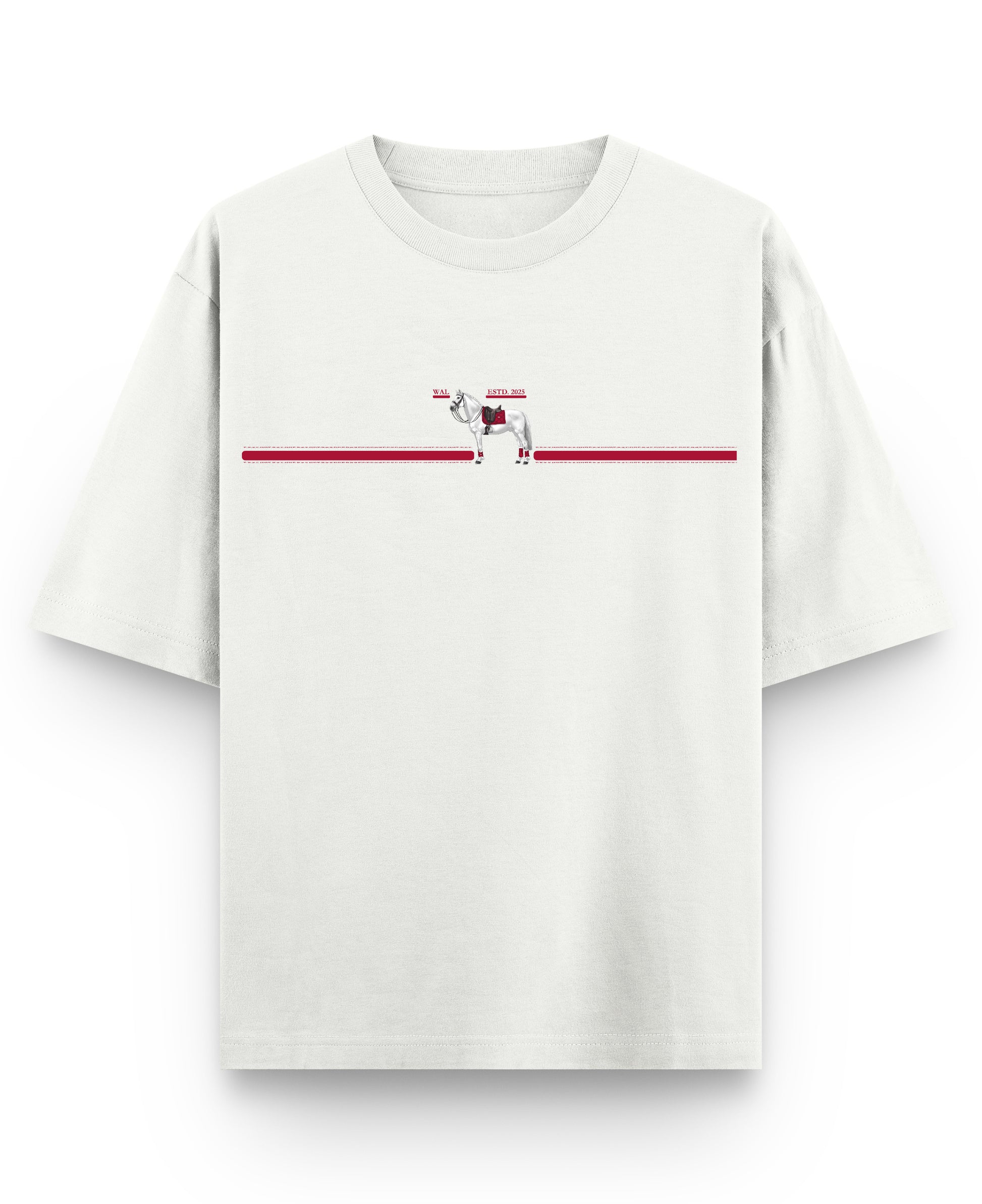 Off White Oversized T-shirt Front Design