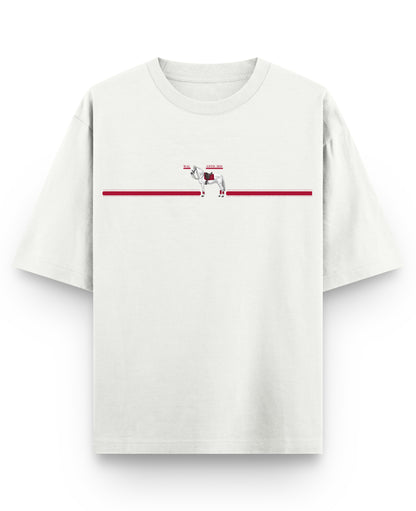 Off White Oversized T-shirt Front Design