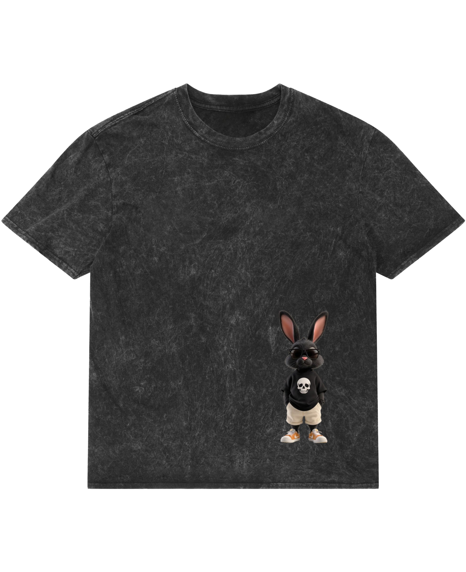 Acidwash Oversized T-shirt Front Design