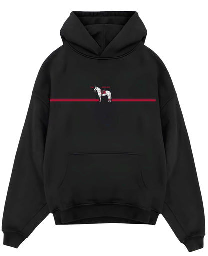 Black Oversized Hoodie Front Design